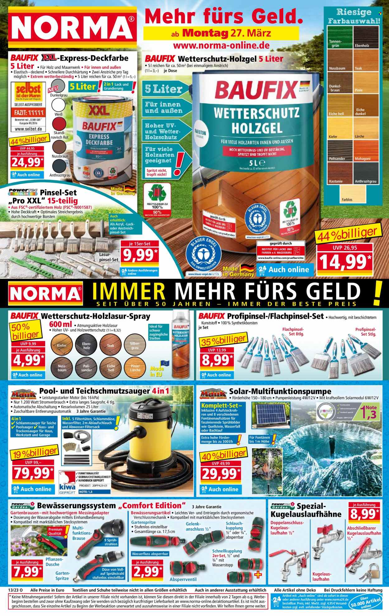 Norma Prospekte  - 27.03.2023 - 2.04.2023. Seite 1