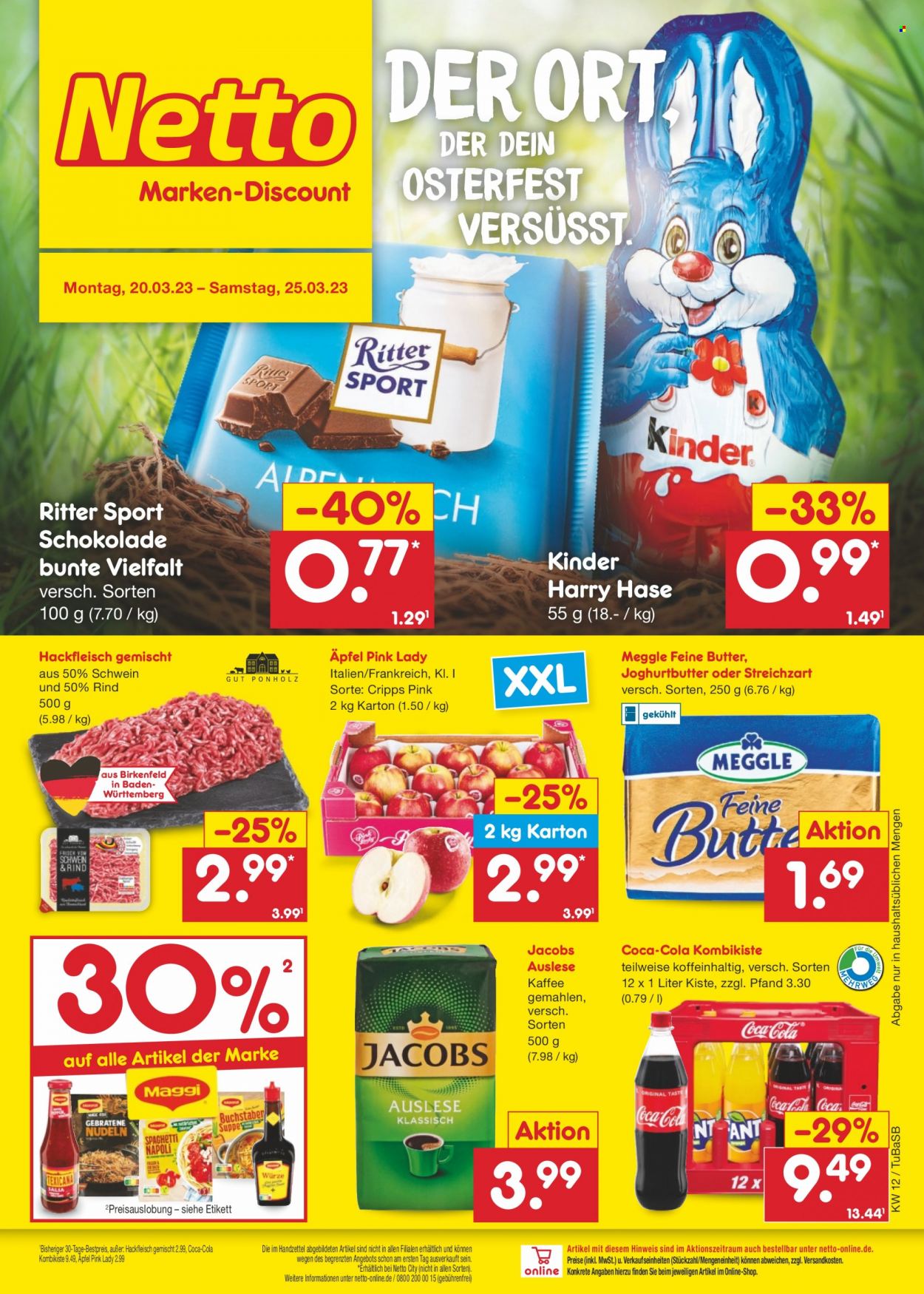 Netto Marken-Discount Prospekte  - 20.03.2023 - 25.03.2023. Seite 1