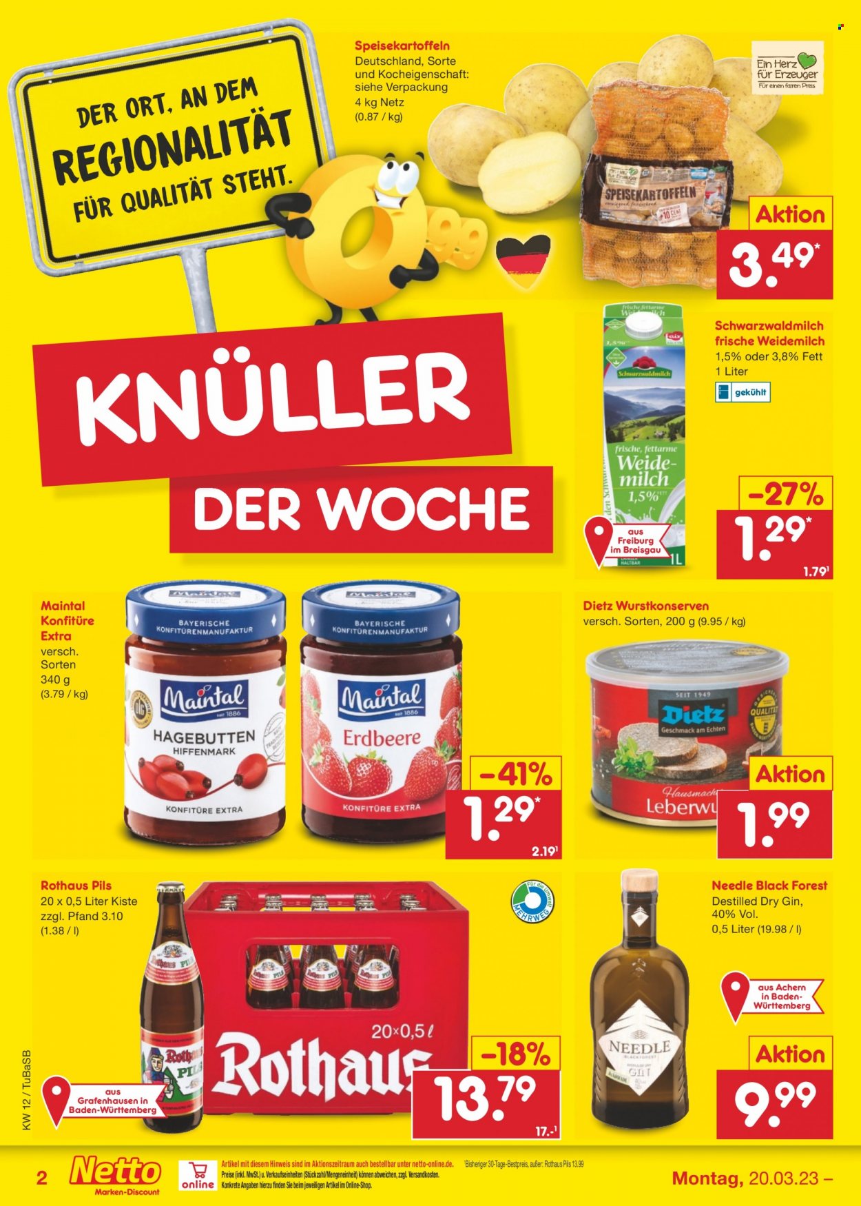 Netto Marken-Discount Prospekte  - 20.03.2023 - 25.03.2023. Seite 2