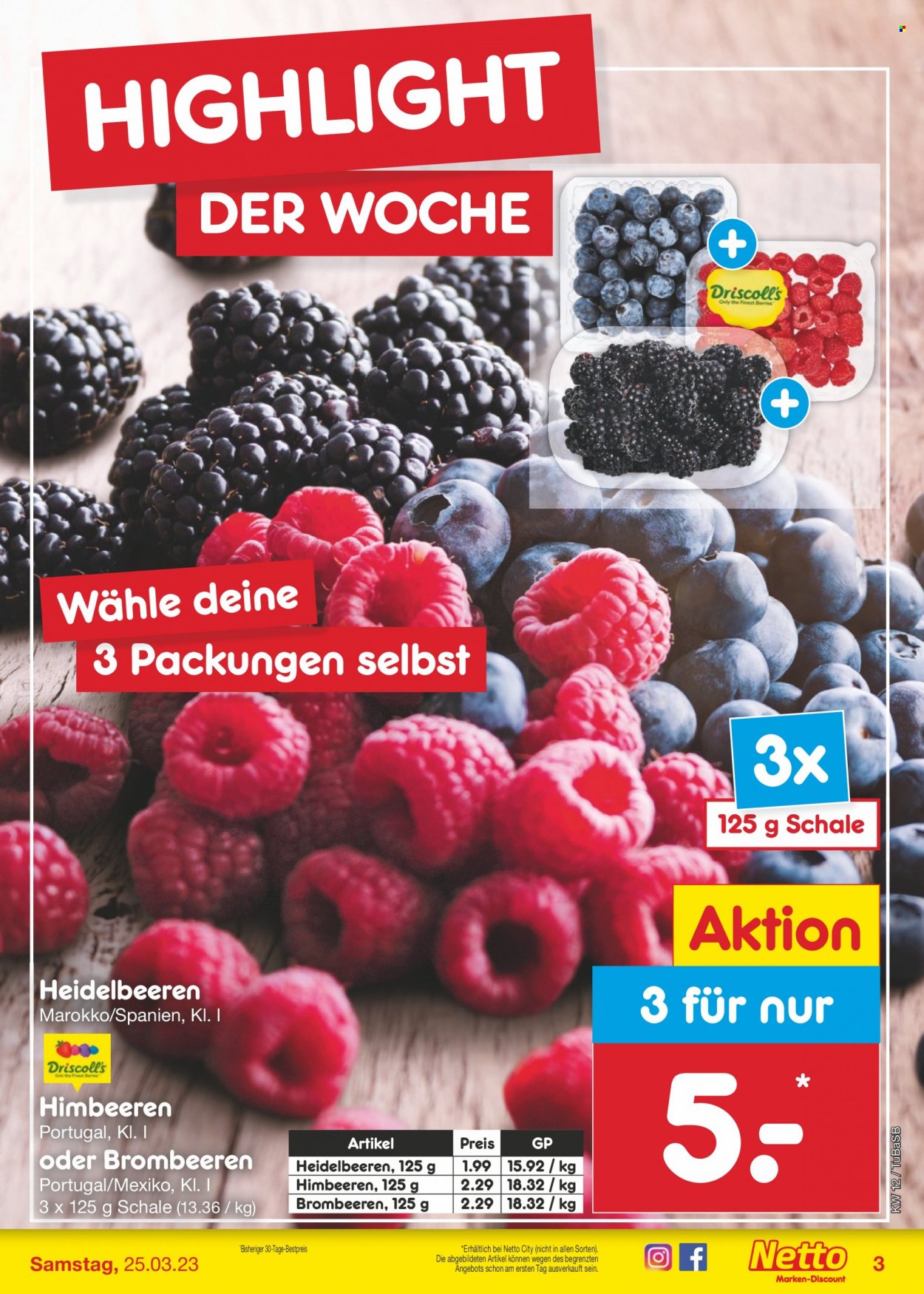 Netto Marken-Discount Prospekte  - 20.03.2023 - 25.03.2023. Seite 3