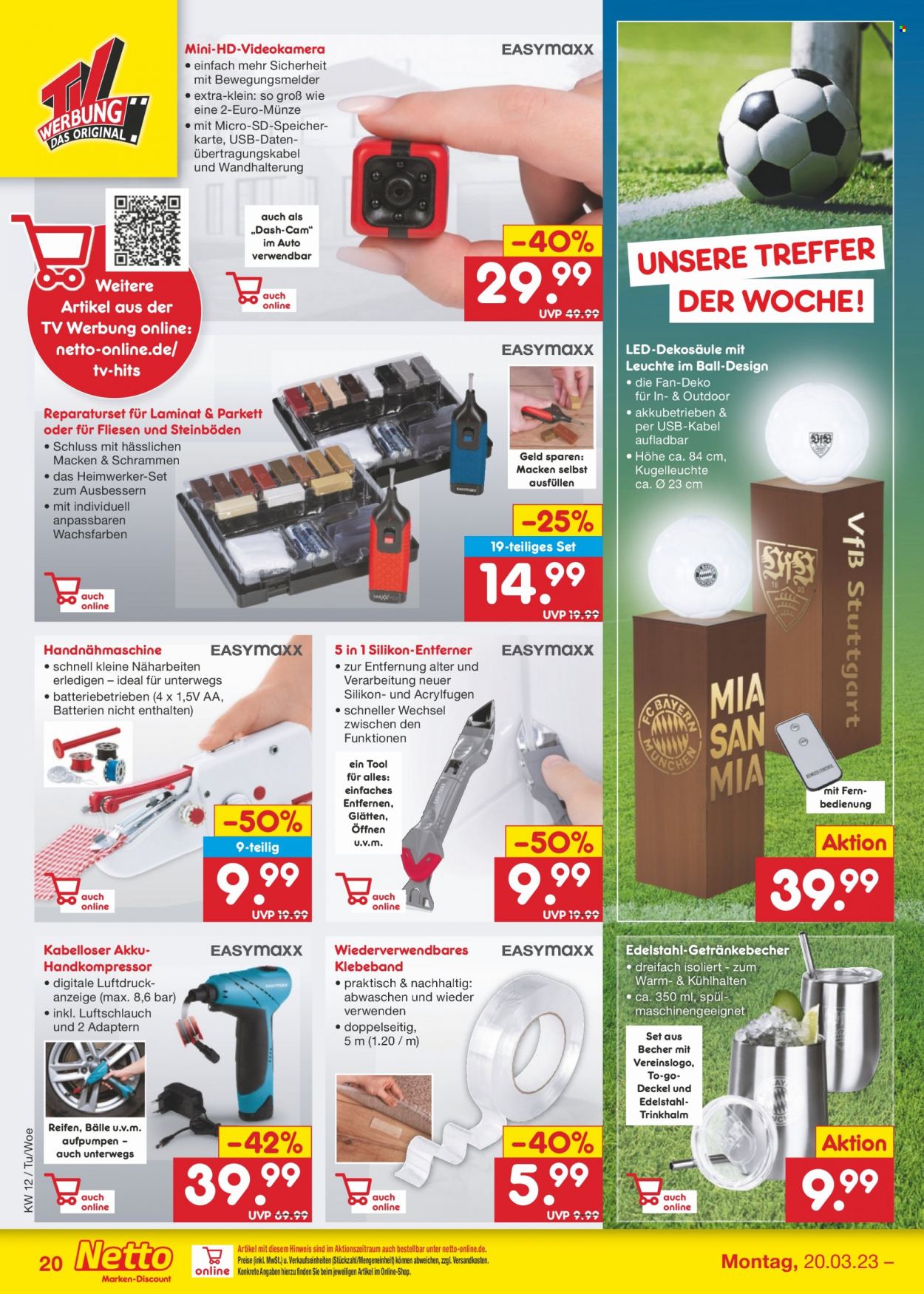 Netto Marken-Discount Prospekte  - 20.03.2023 - 25.03.2023. Seite 20