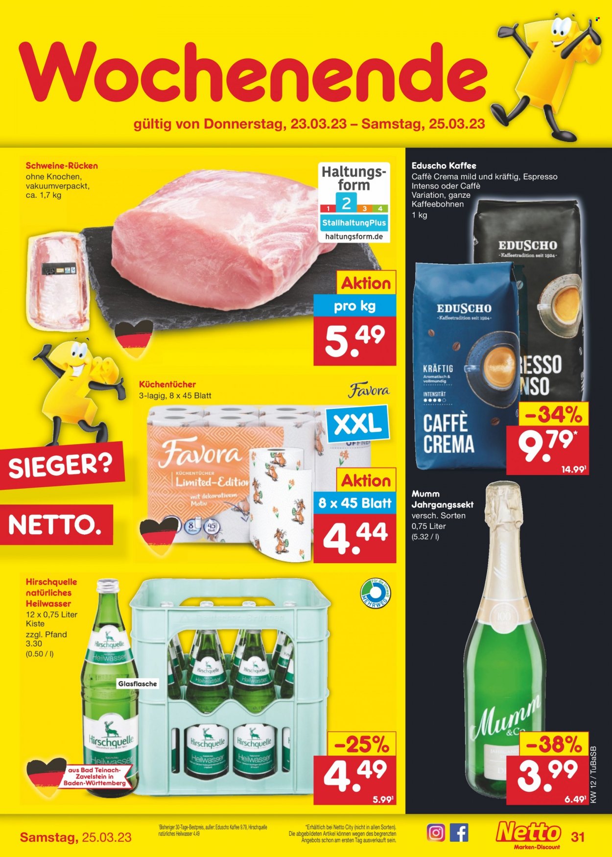 Netto Marken-Discount Prospekte  - 20.03.2023 - 25.03.2023. Seite 31