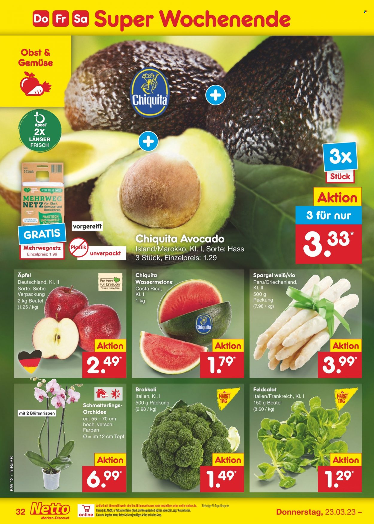 Netto Marken-Discount Prospekte  - 20.03.2023 - 25.03.2023. Seite 32