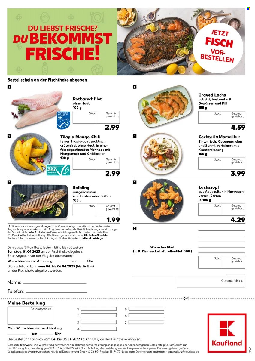 Kaufland Prospekte  - 14.03.2023 - 4.04.2023. Seite 1