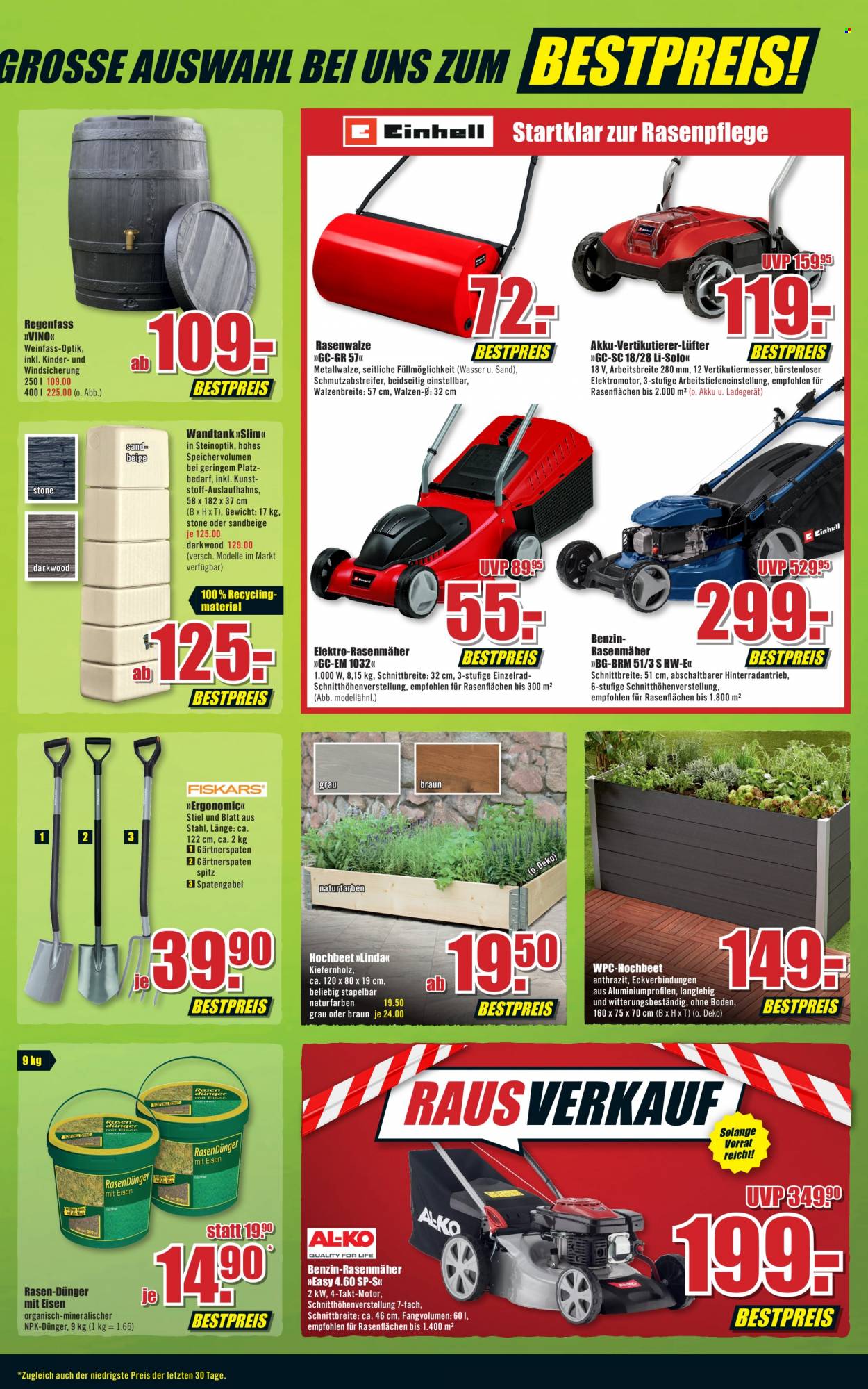 thumbnail - Prospekte B1 Discount - 25.03.2023 - 31.03.2023 - Produkte in Aktion - Hochbeet, Rasenwalze. Seite 5.