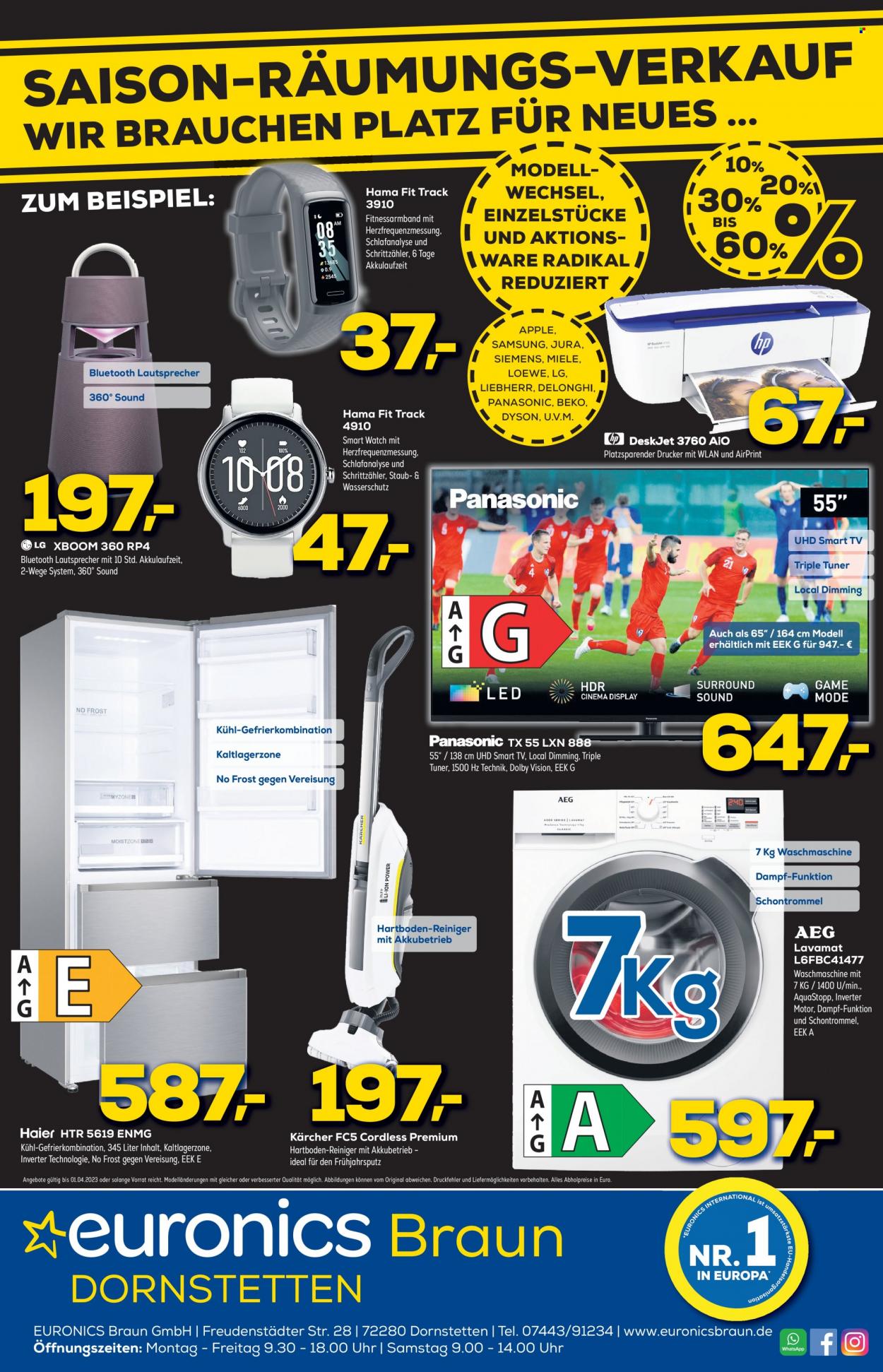 Euronics Prospekte  - 25.03.2023 - 1.04.2023. Seite 1