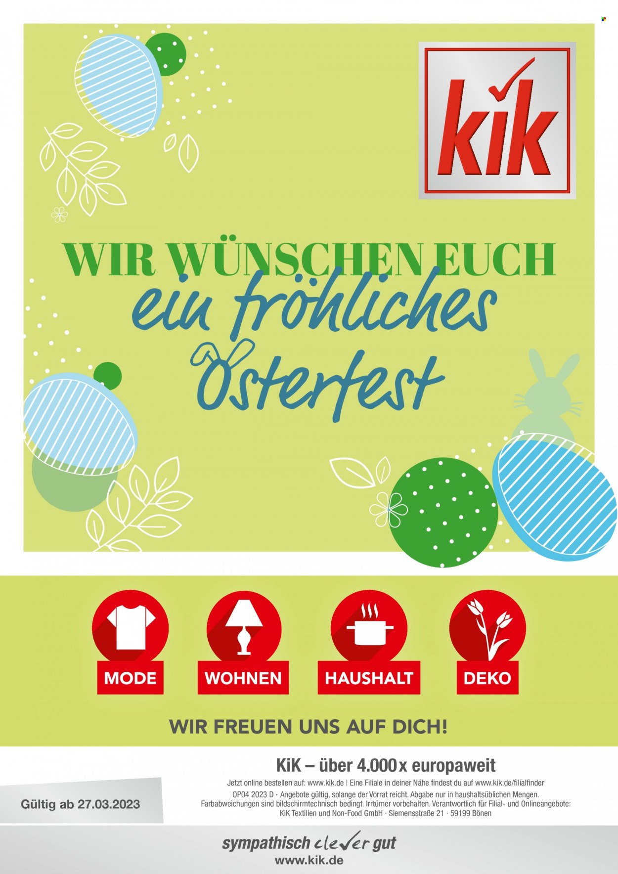 Kik Prospekte  - 24.03.2023 - 7.05.2023. Seite 17