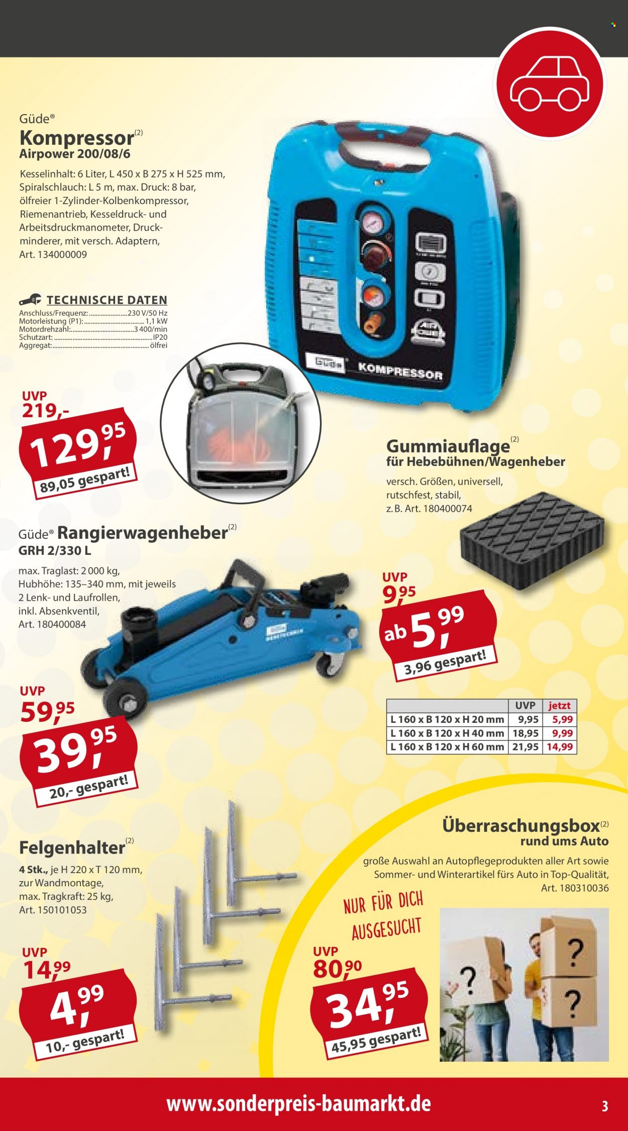 Sonderpreis-Baumarkt Prospekte  - 25.03.2023 - 7.04.2023. Seite 3