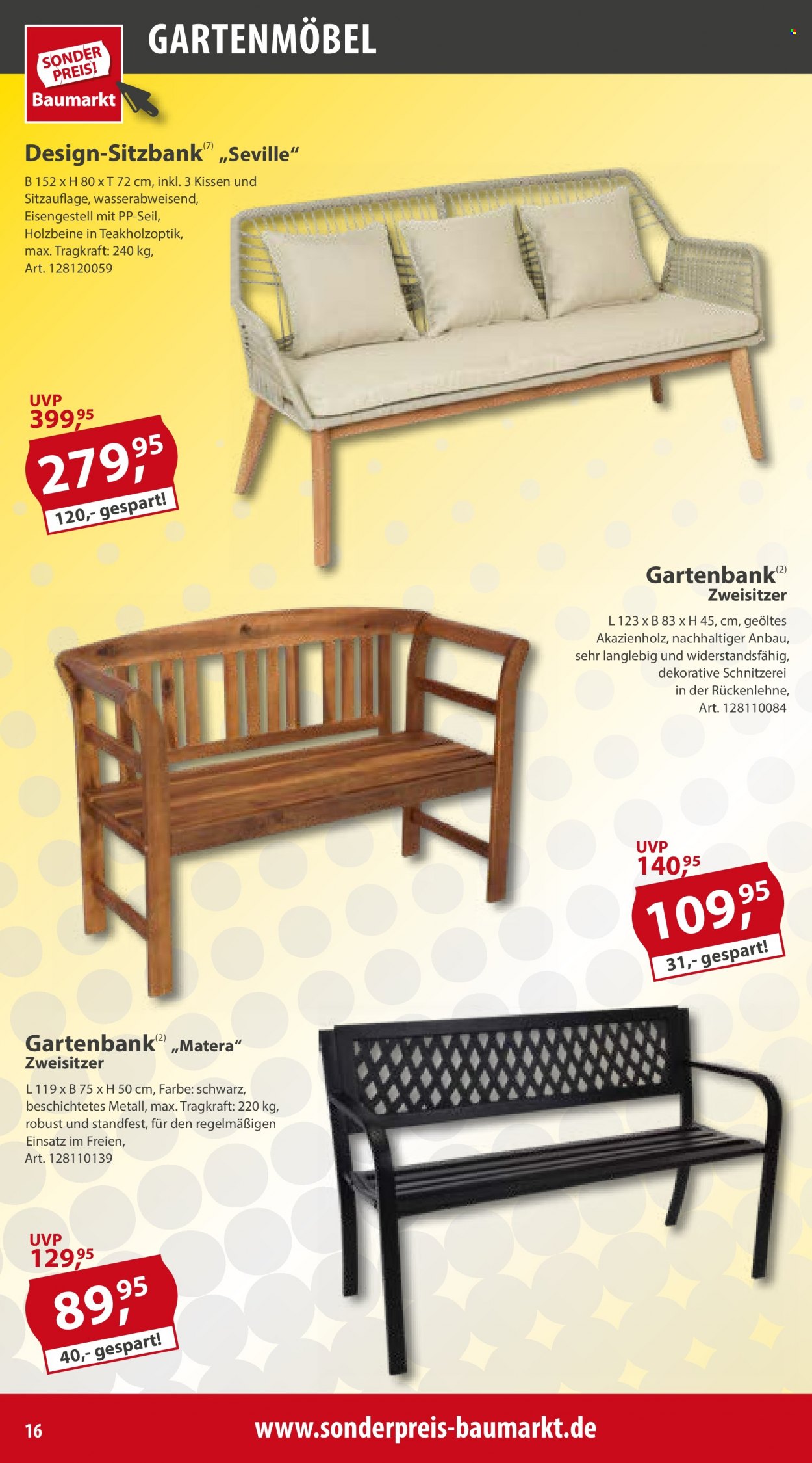 Sonderpreis-Baumarkt Prospekte  - 25.03.2023 - 7.04.2023. Seite 16