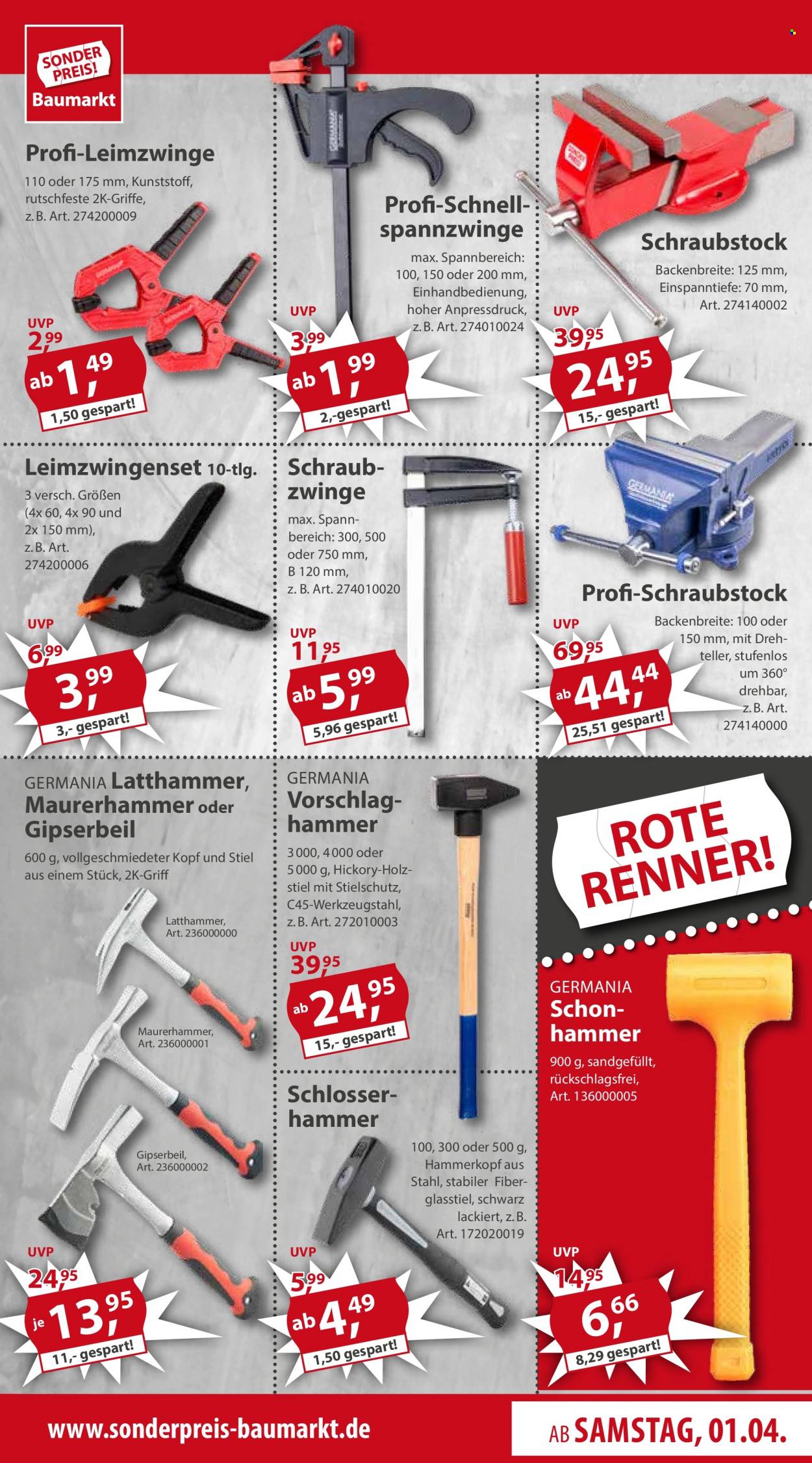 Sonderpreis-Baumarkt Prospekte  - 1.04.2023 - 7.04.2023. Seite 23