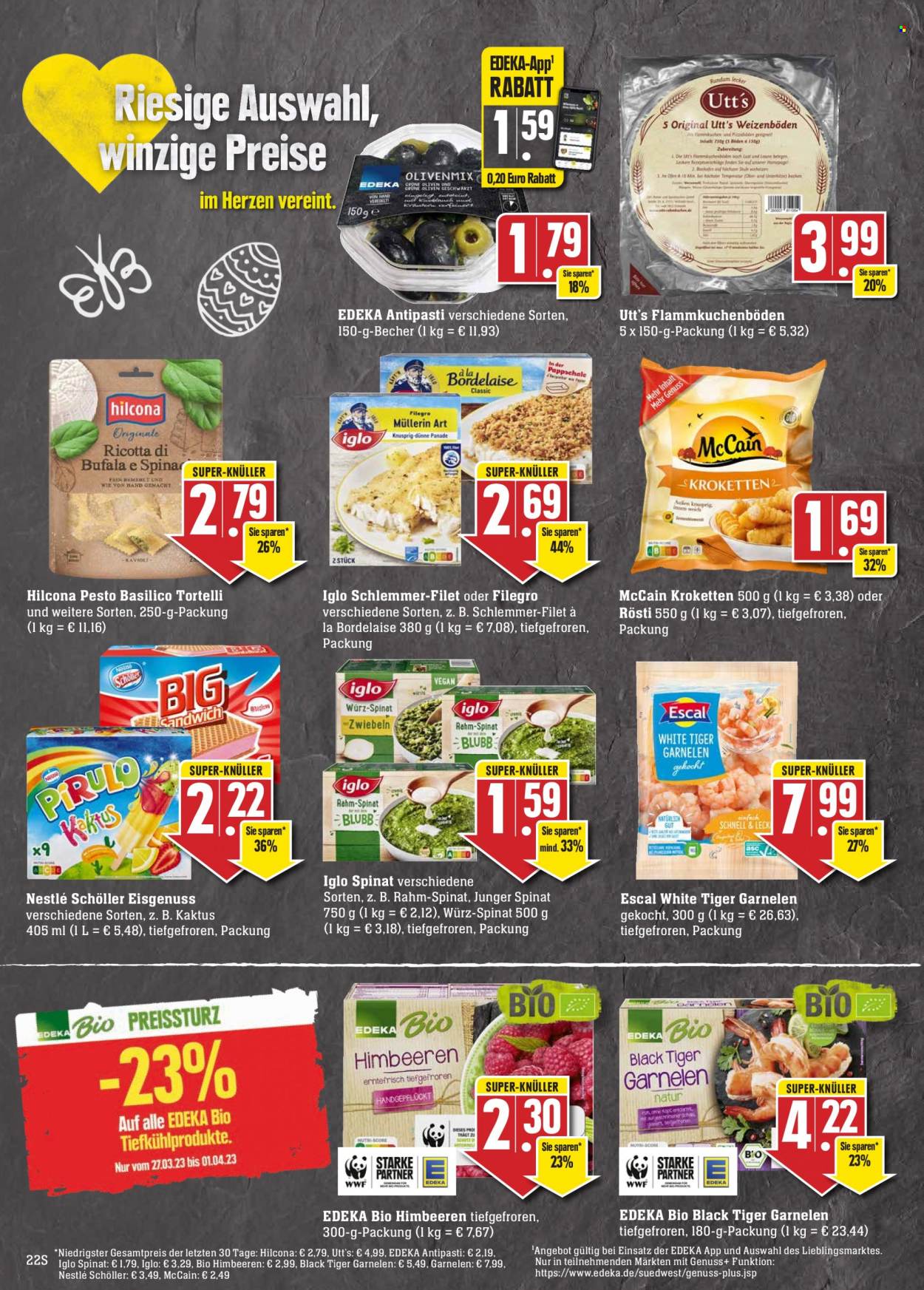 Edeka Prospekte  - 27.03.2023 - 1.04.2023. Seite 22