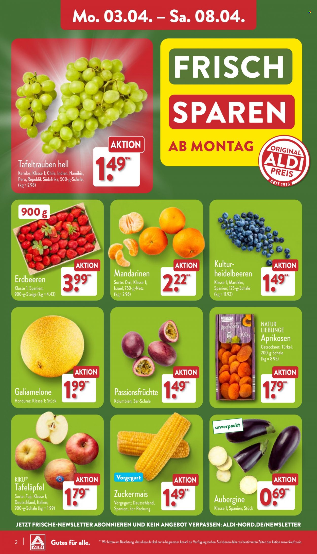 ALDI Nord Prospekte  - 3.04.2023 - 8.04.2023. Seite 2