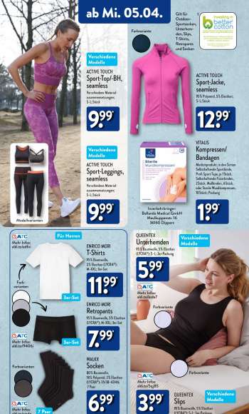 thumbnail - QUEENTEX Slips 95 % Baumwolle, 5 % Elasthan (LYCRA® ); S–L; 3er­Packung