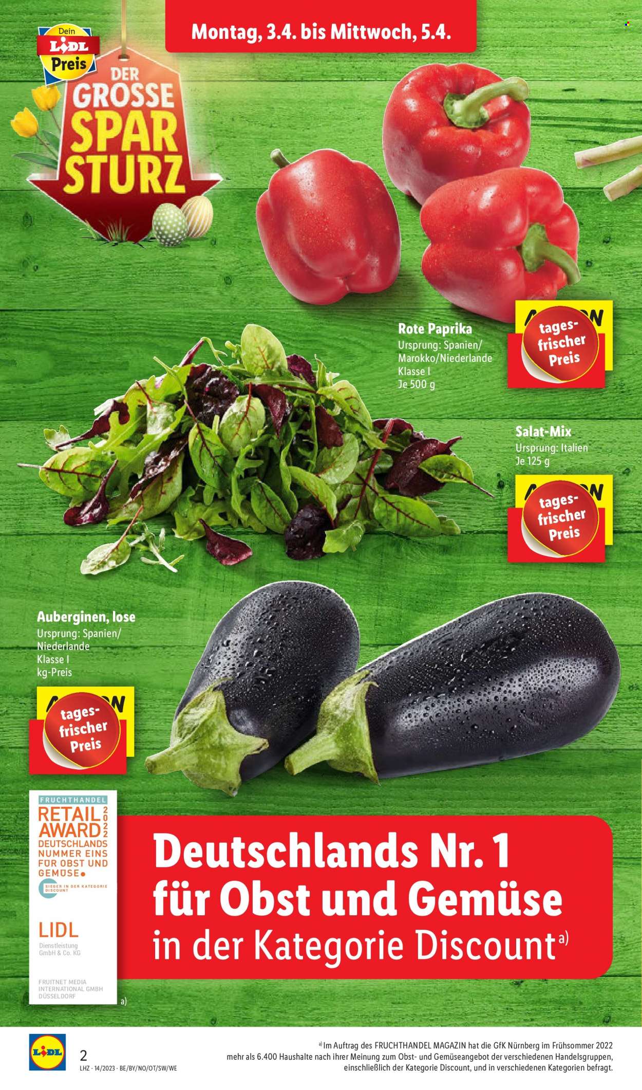 Lidl Prospekte  - 3.04.2023 - 8.04.2023. Seite 2