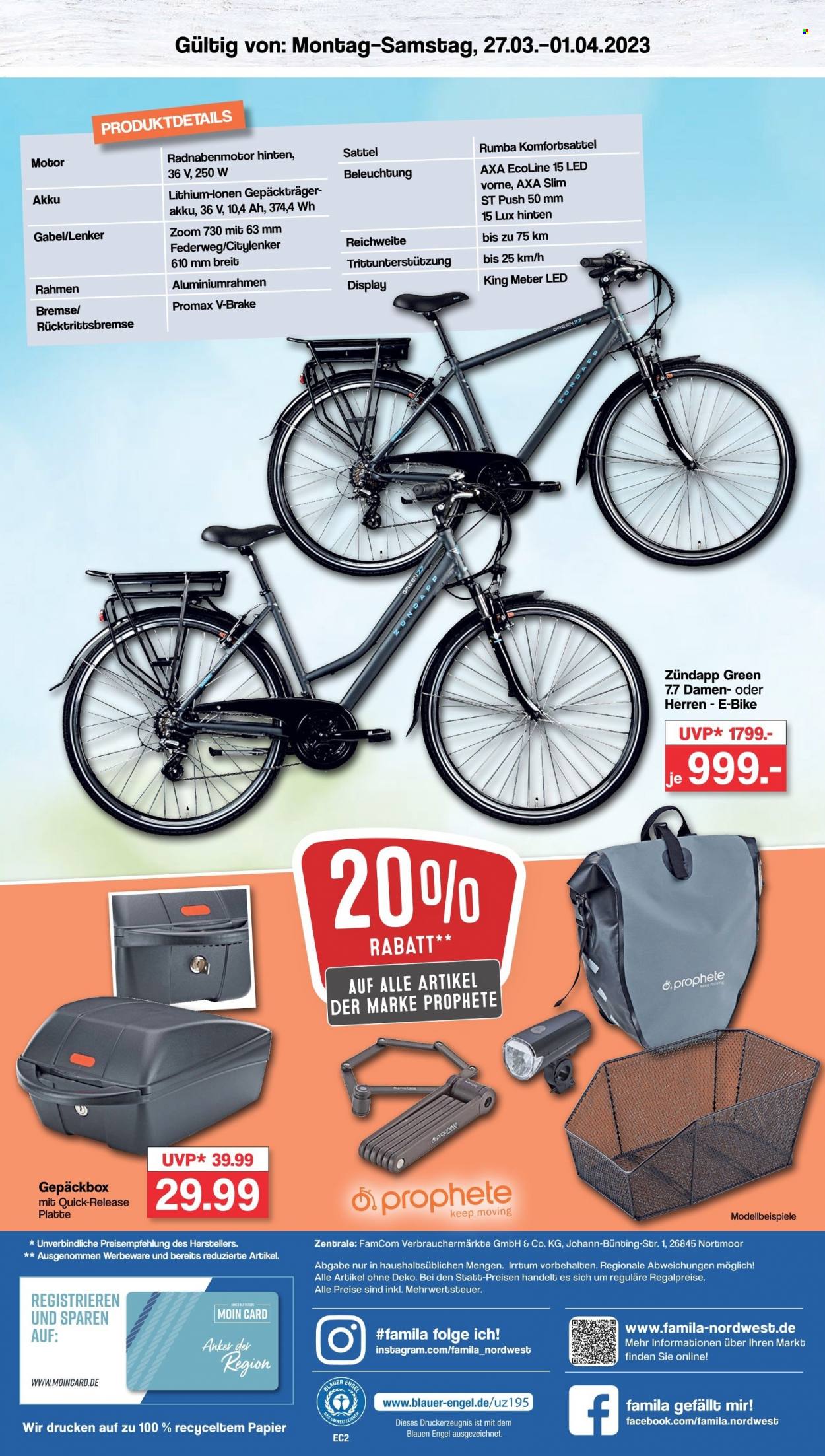 famila Prospekte  - 27.03.2023 - 1.04.2023. Seite 8