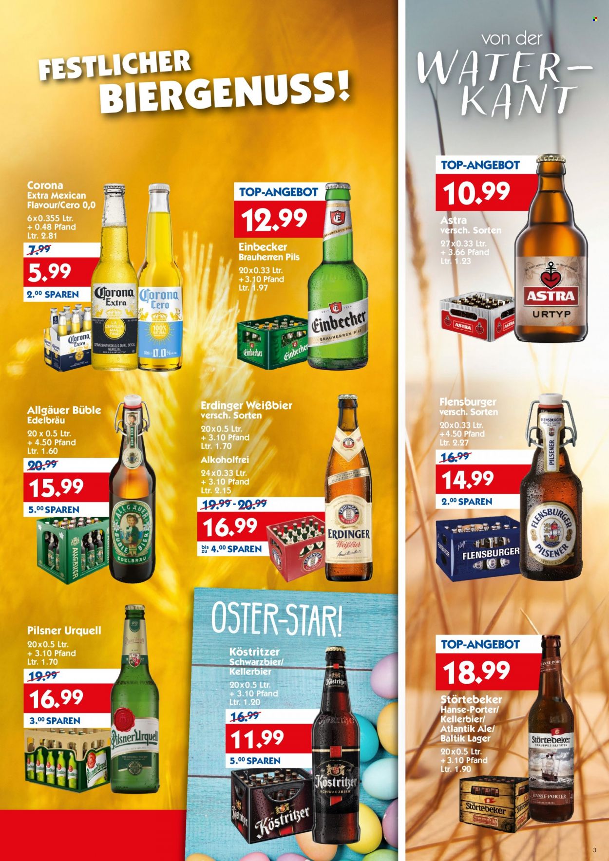 Hol'ab! Getränkemarkt Prospekte  - 27.03.2023 - 1.04.2023. Seite 3