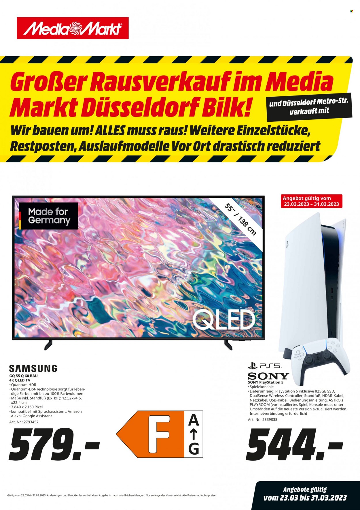 MediaMarkt Prospekte  - 23.03.2023 - 31.03.2023. Seite 1