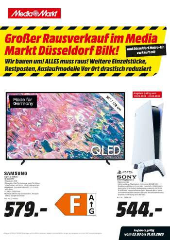 Prospekte MediaMarkt - 23.03.2023 - 31.03.2023.