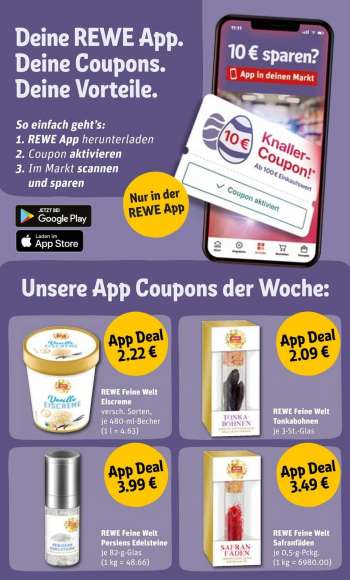 thumbnail - REWE Feine Welt Safranfäden je 0,5 g - Pckg . ( kg = 6980.00