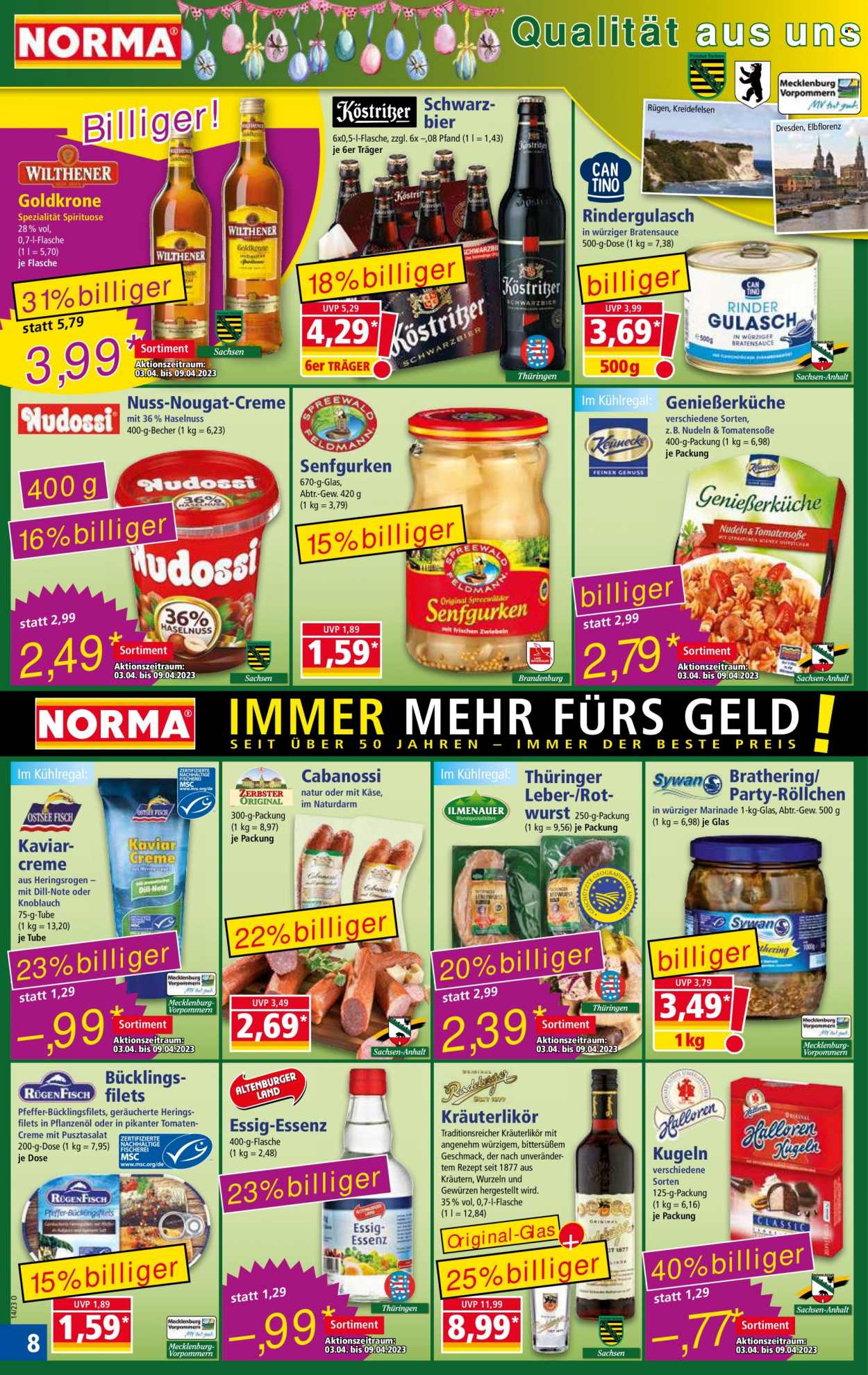 Norma Prospekte  - 3.04.2023 - 5.04.2023. Seite 8