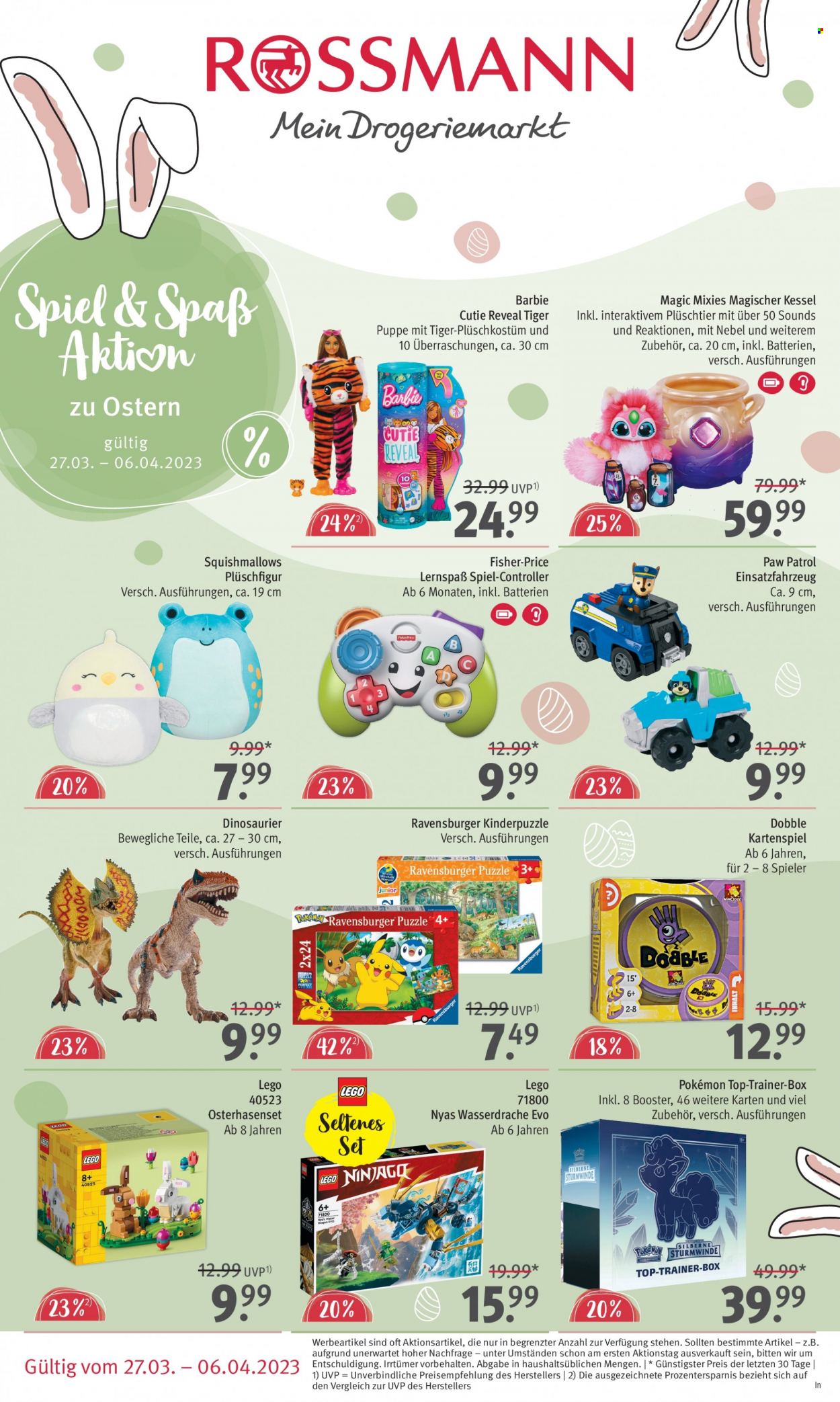 Rossmann Prospekte  - 27.03.2023 - 6.04.2023. Seite 1