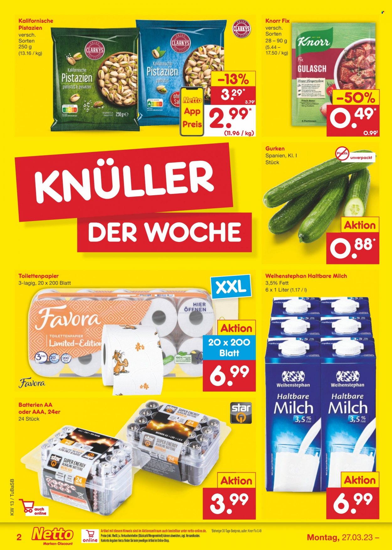 Netto Marken-Discount Prospekte  - 27.03.2023 - 1.04.2023. Seite 2