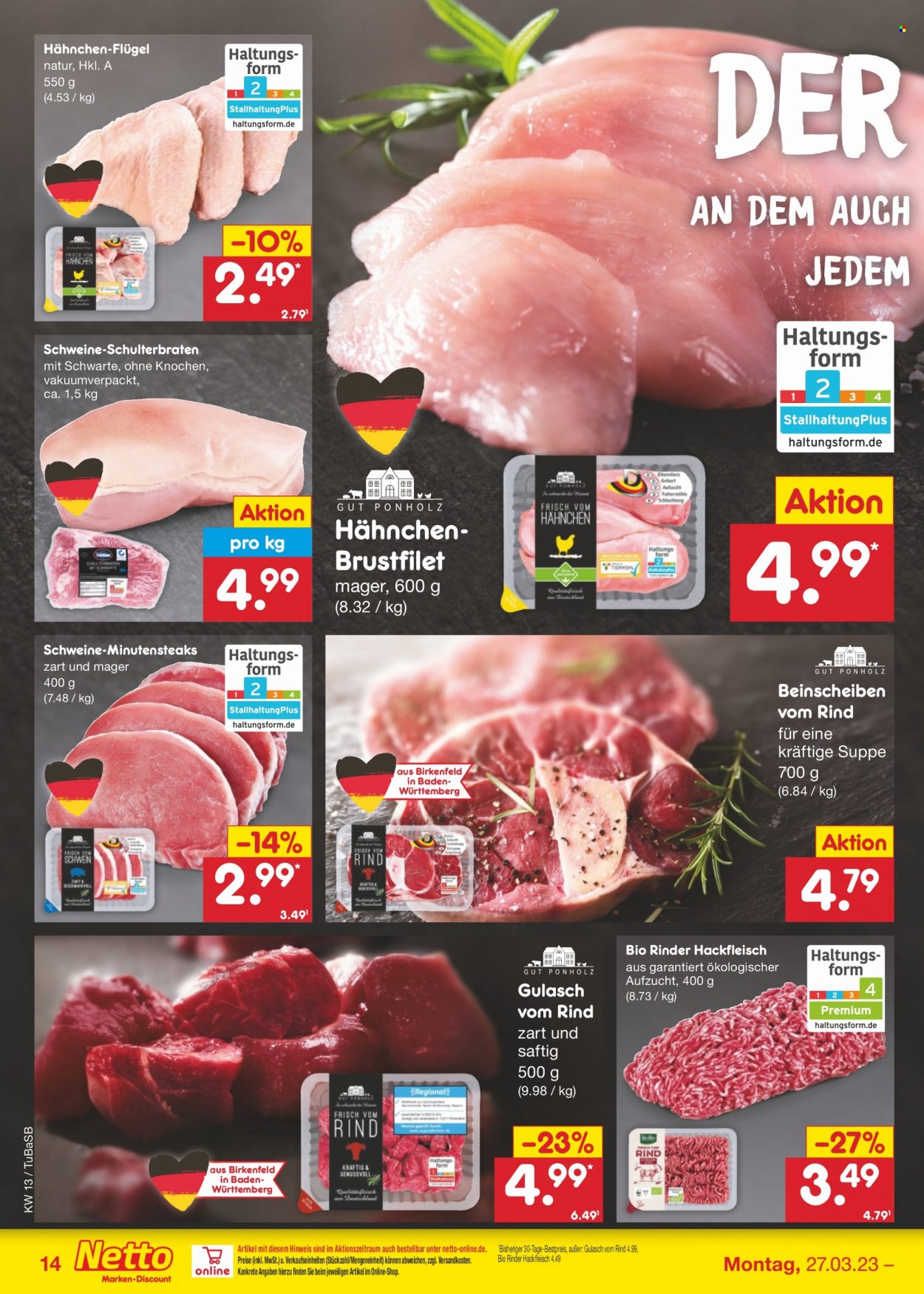 Netto Marken-Discount Prospekte  - 27.03.2023 - 1.04.2023. Seite 14