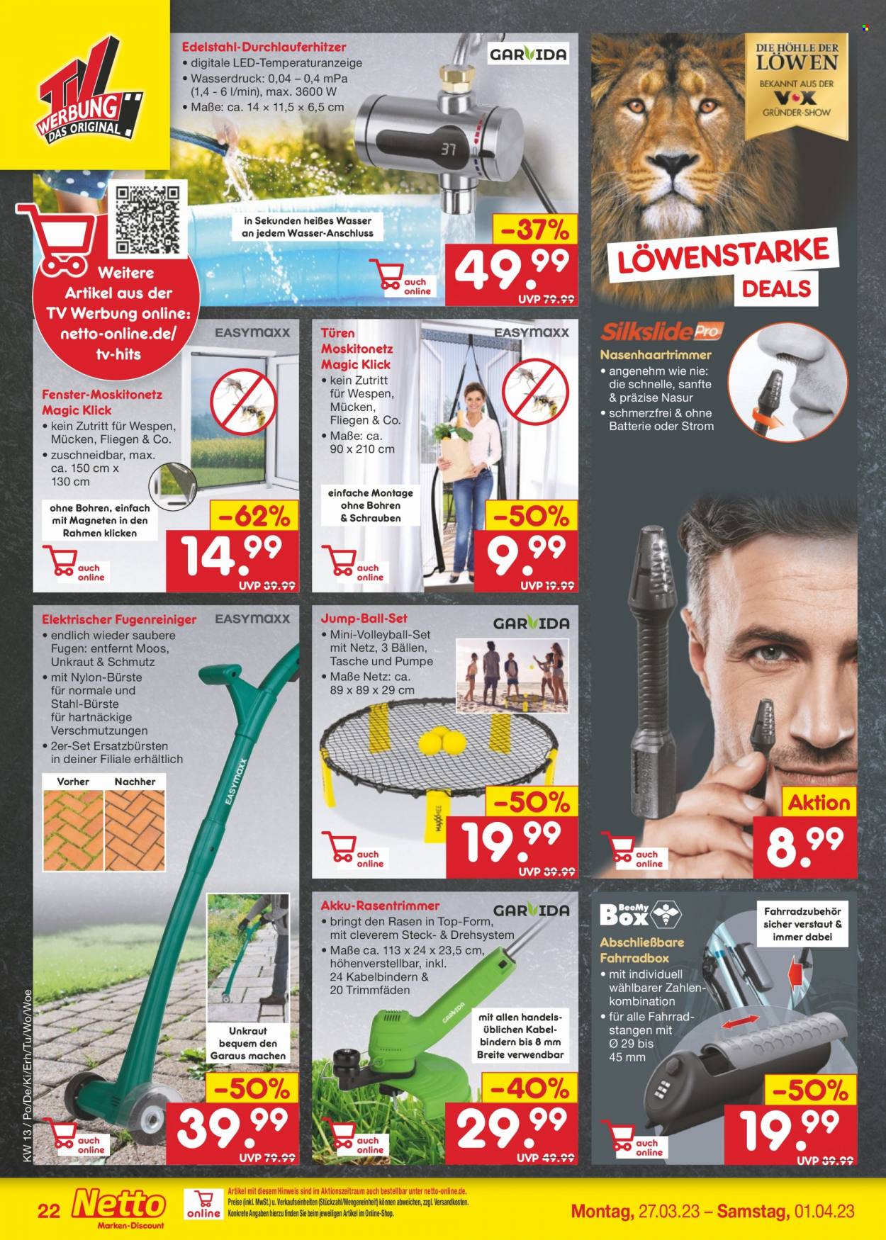 Netto Marken-Discount Prospekte  - 27.03.2023 - 1.04.2023. Seite 22