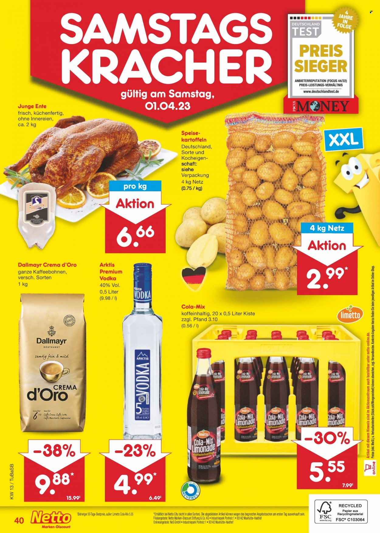 Netto Marken-Discount Prospekte  - 27.03.2023 - 1.04.2023. Seite 40