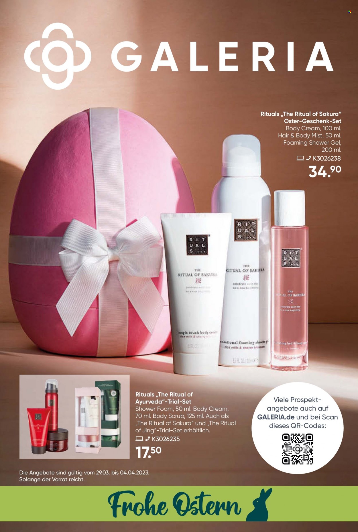 GALERIA Karstadt Kaufhof Prospekte  - 29.03.2023 - 4.04.2023. Seite 1