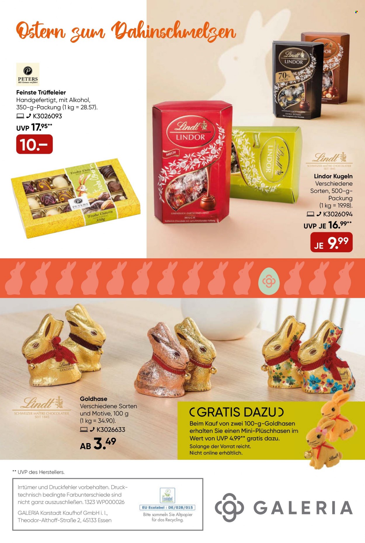 GALERIA Karstadt Kaufhof Prospekte  - 29.03.2023 - 4.04.2023. Seite 44