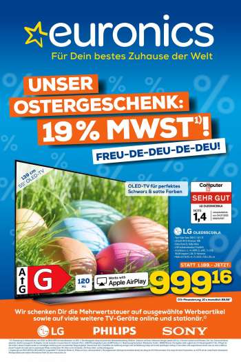 Prospekte Euronics - 29.03.2023 - 8.04.2023.