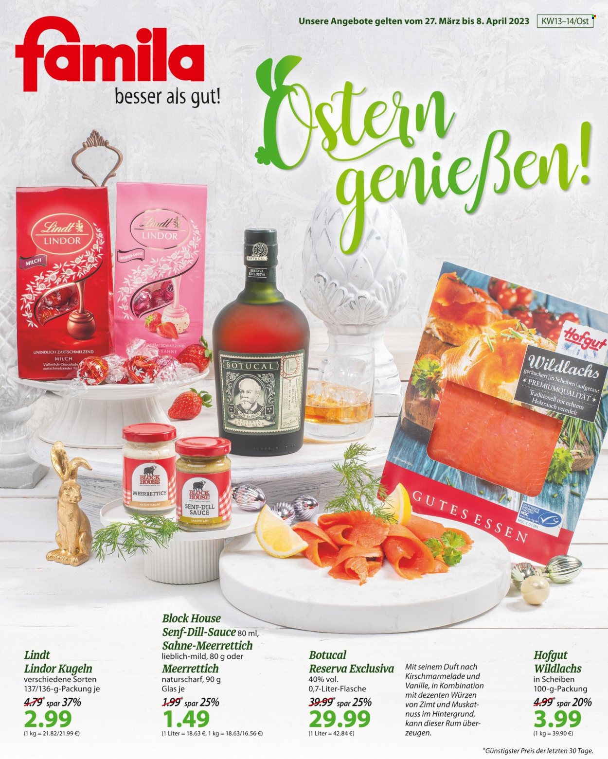 famila Prospekte  - 27.03.2023 - 8.04.2023. Seite 1