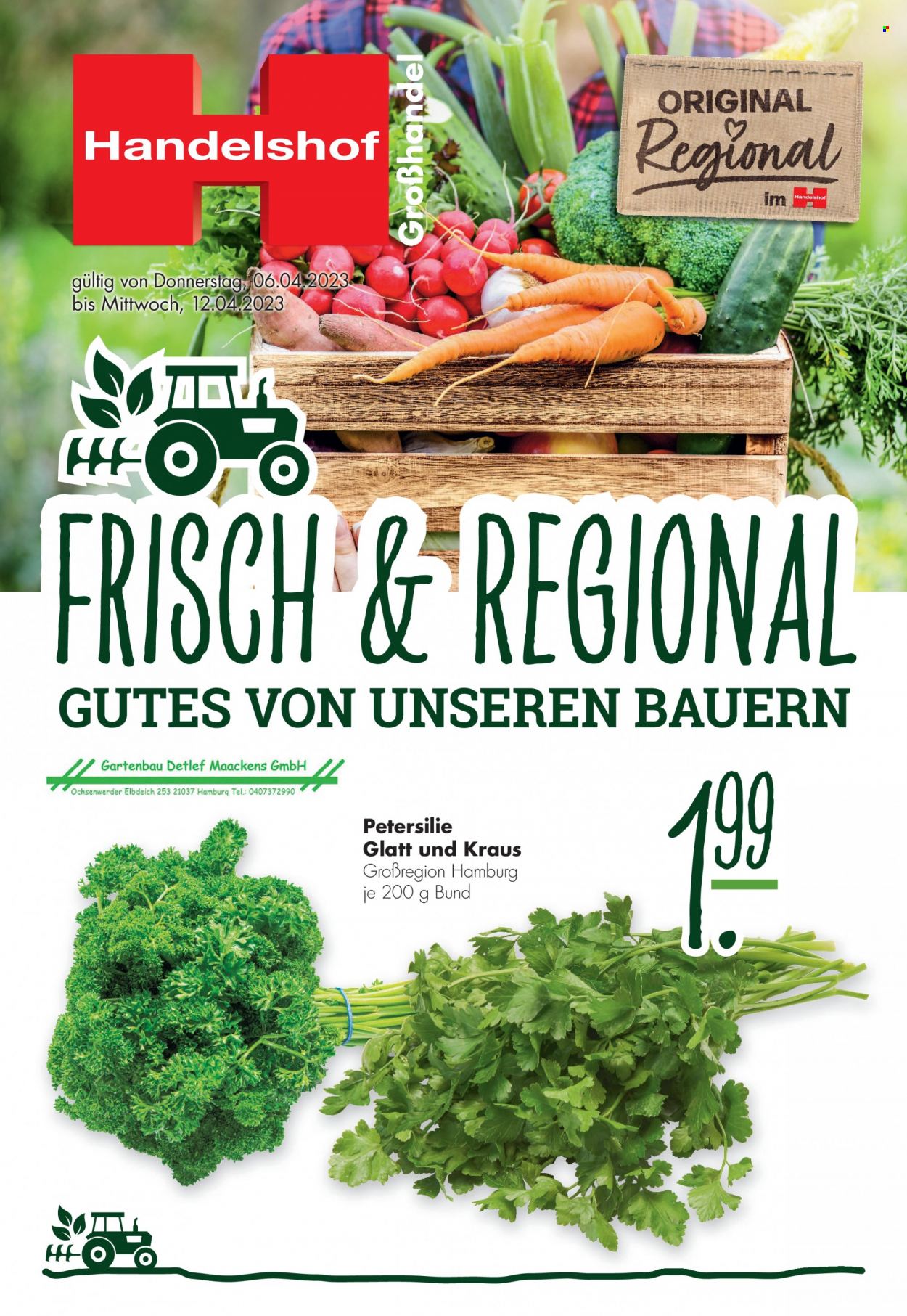 Handelshof Prospekte  - 6.04.2023 - 12.04.2023. Seite 1