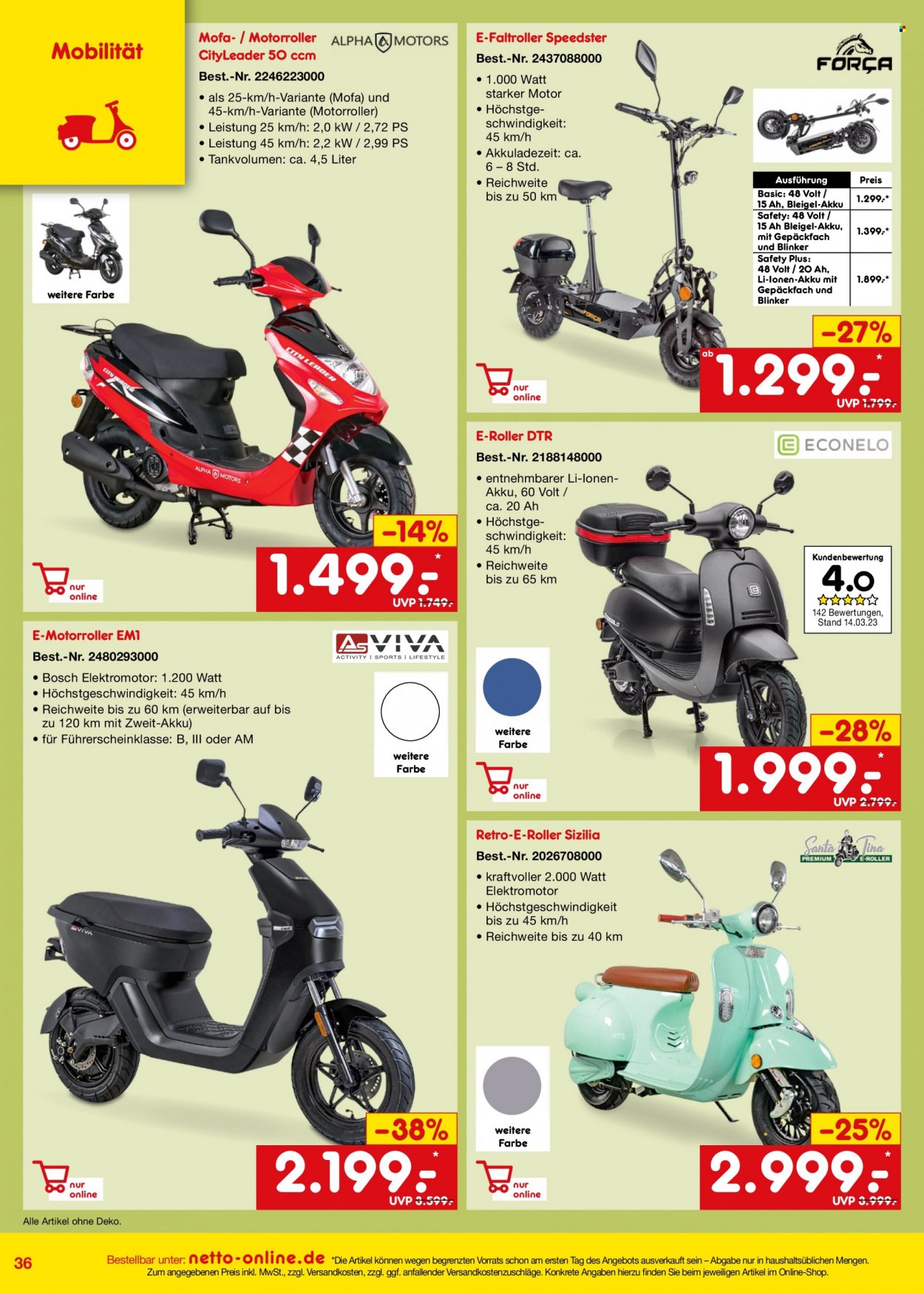 Netto Marken-Discount Prospekte  - 30.03.2023 - 30.04.2023. Seite 36