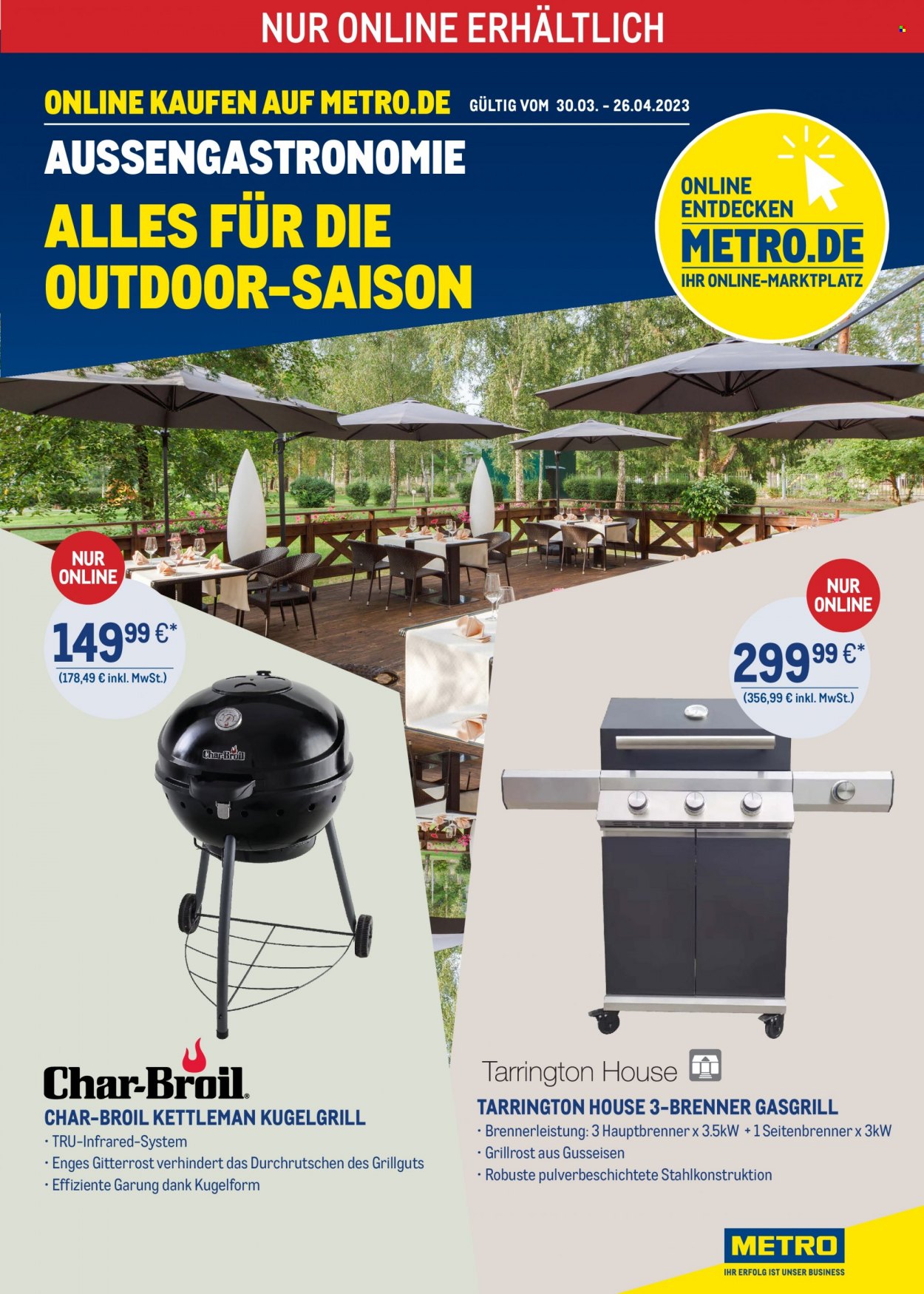 Metro Prospekte  - 30.03.2023 - 26.04.2023. Seite 1