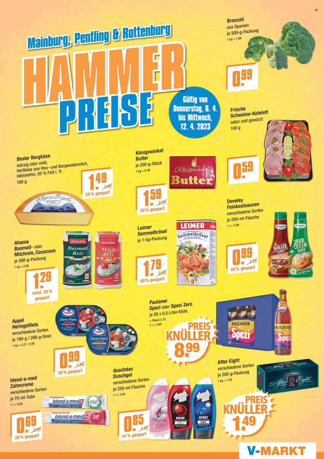 V-Markt Prospekte  - 6.04.2023 - 12.04.2023. Seite 1