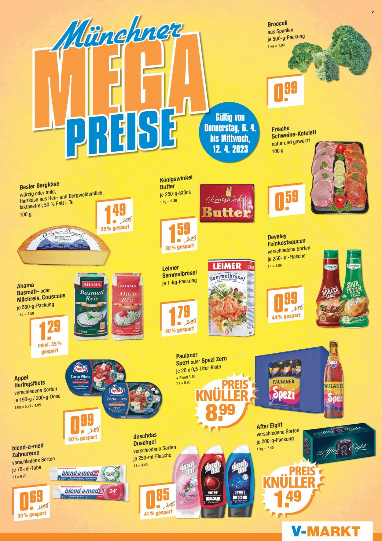 V-Markt Prospekte  - 6.04.2023 - 12.04.2023. Seite 1