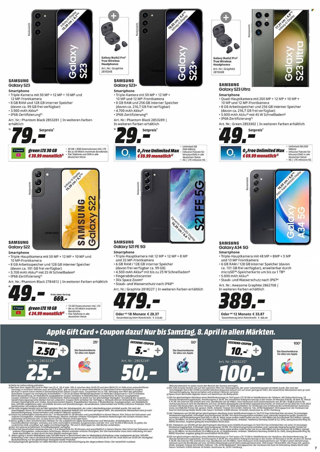 MediaMarkt Prospekte  - 25.03.2023 - 8.04.2023. Seite 7