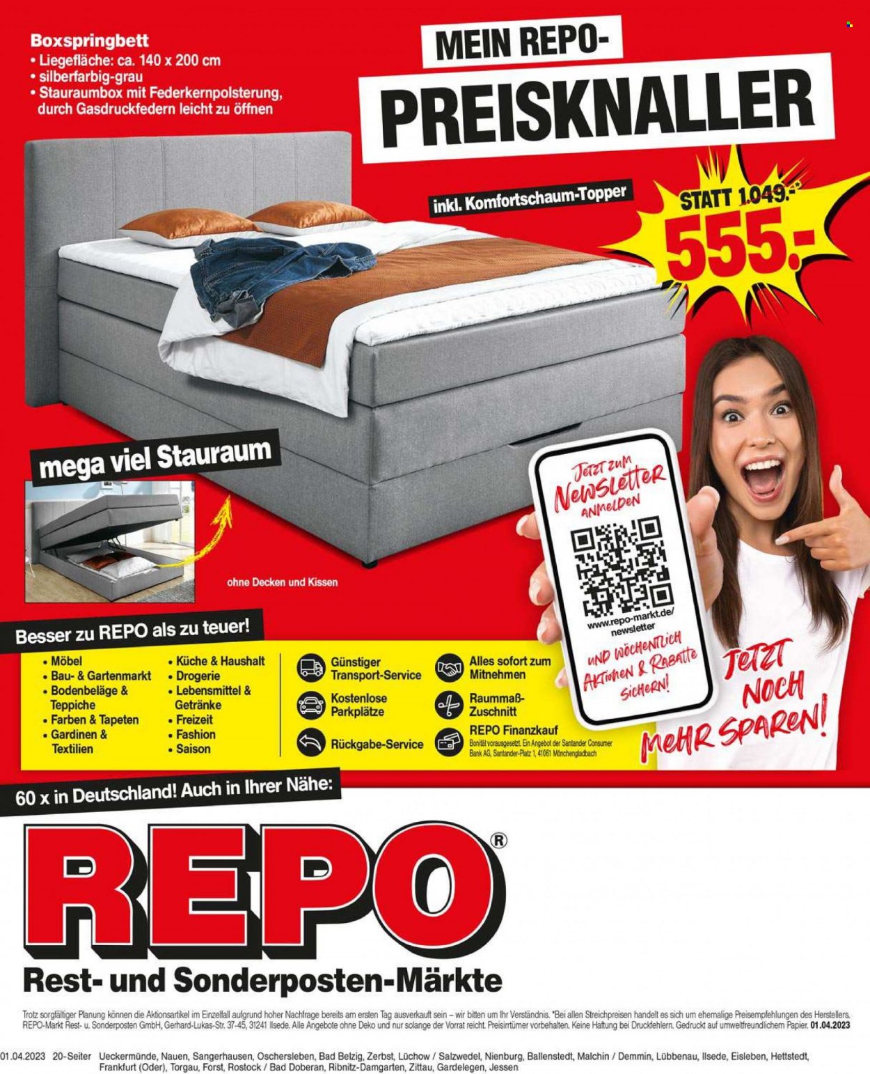 Repo Prospekte  - 3.04.2023 - 8.04.2023. Seite 20