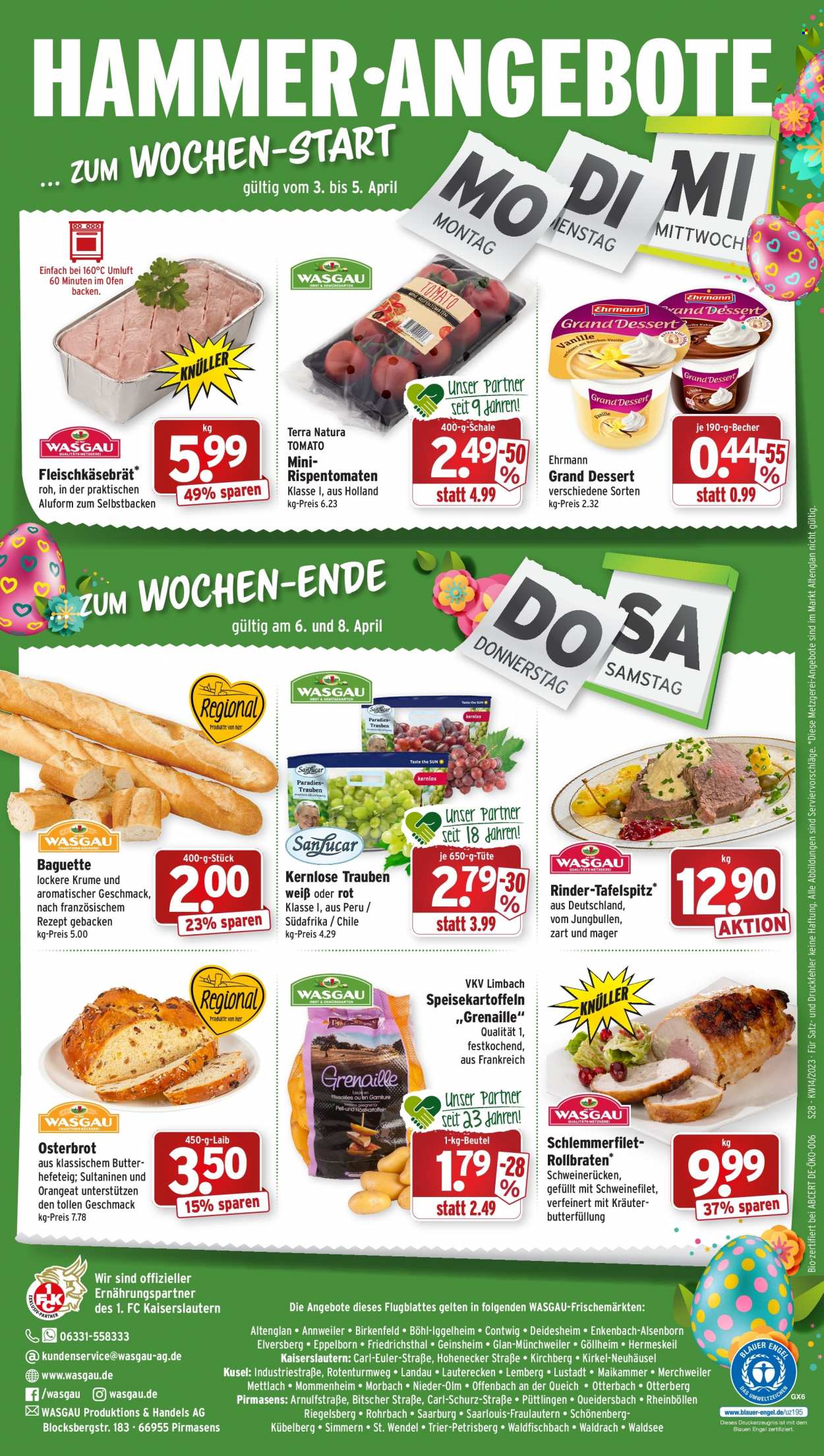 Wasgau Prospekte  - 3.04.2023 - 8.04.2023. Seite 28