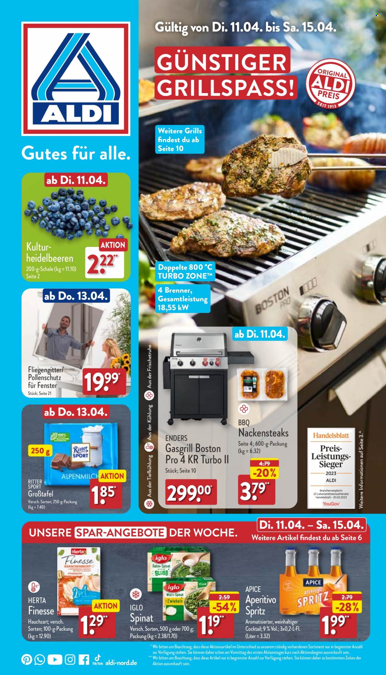 ALDI Nord Prospekte  - 11.04.2023 - 15.04.2023. Seite 1