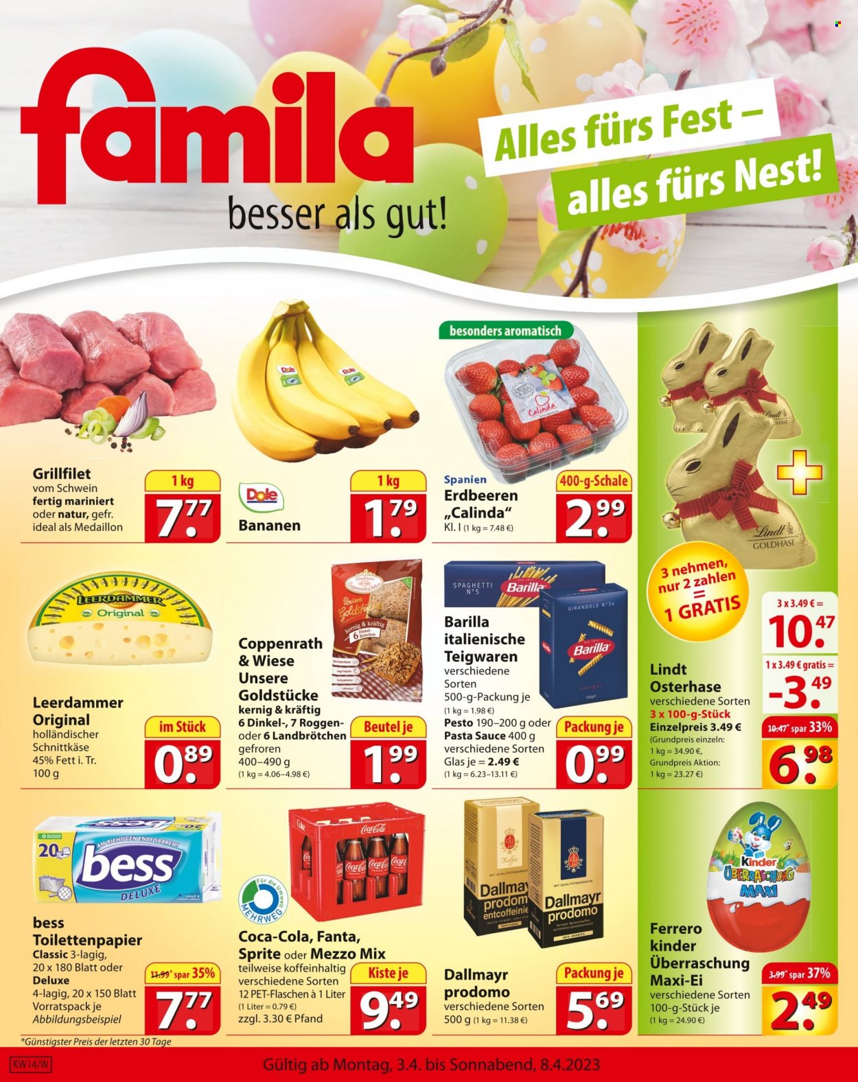 famila Prospekte  - 3.04.2023 - 8.04.2023. Seite 1