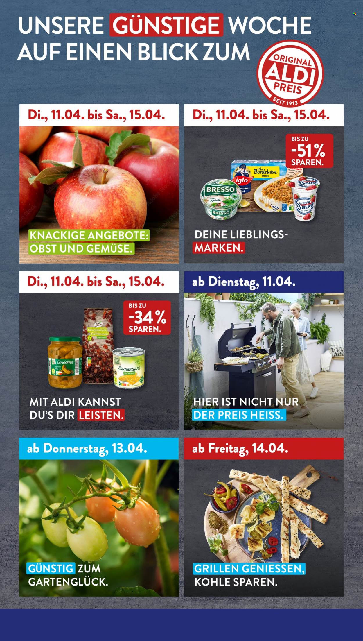 ALDI SÜD Prospekte  - 11.04.2023 - 15.04.2023. Seite 2