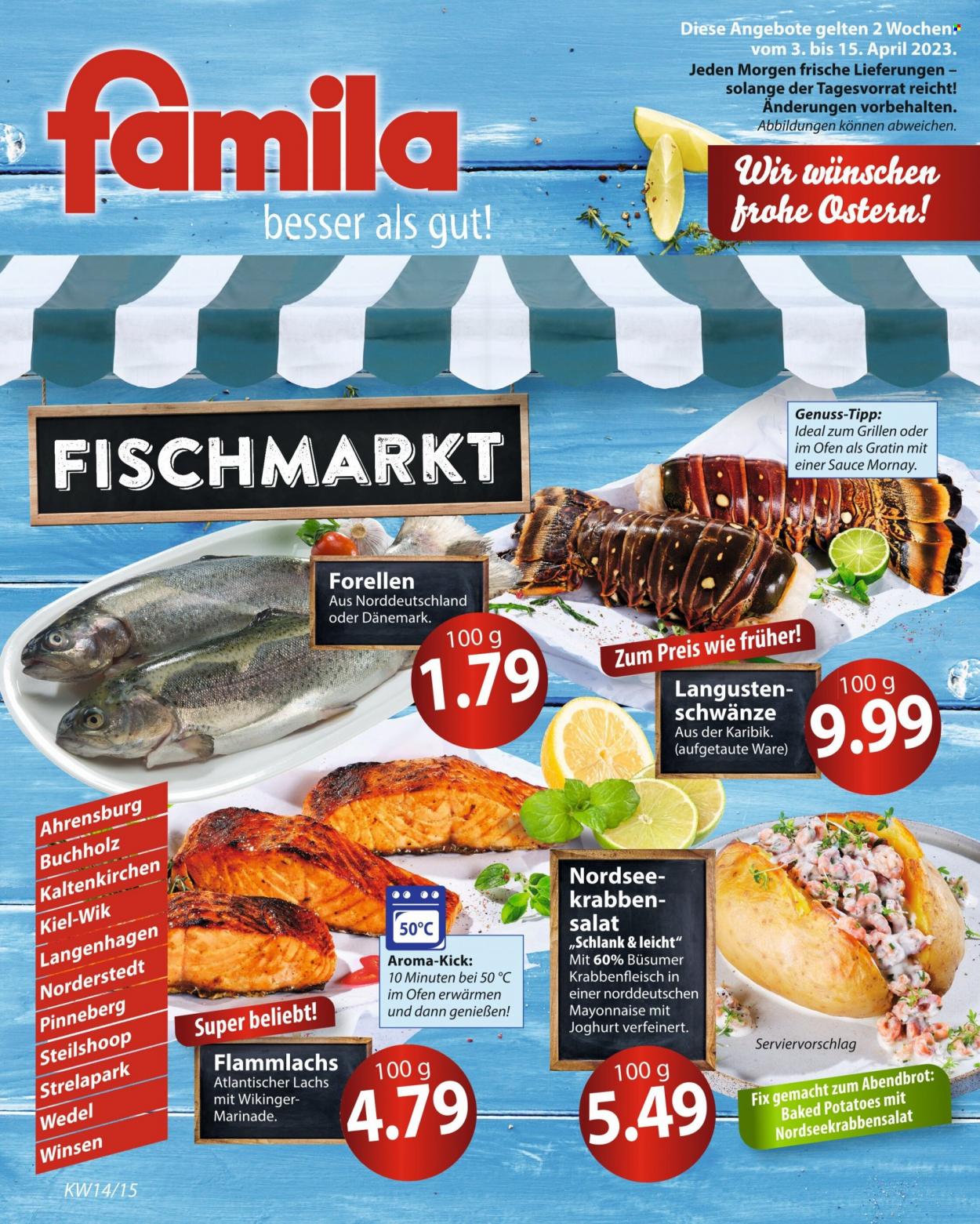 famila Prospekte  - 3.04.2023 - 15.04.2023. Seite 1