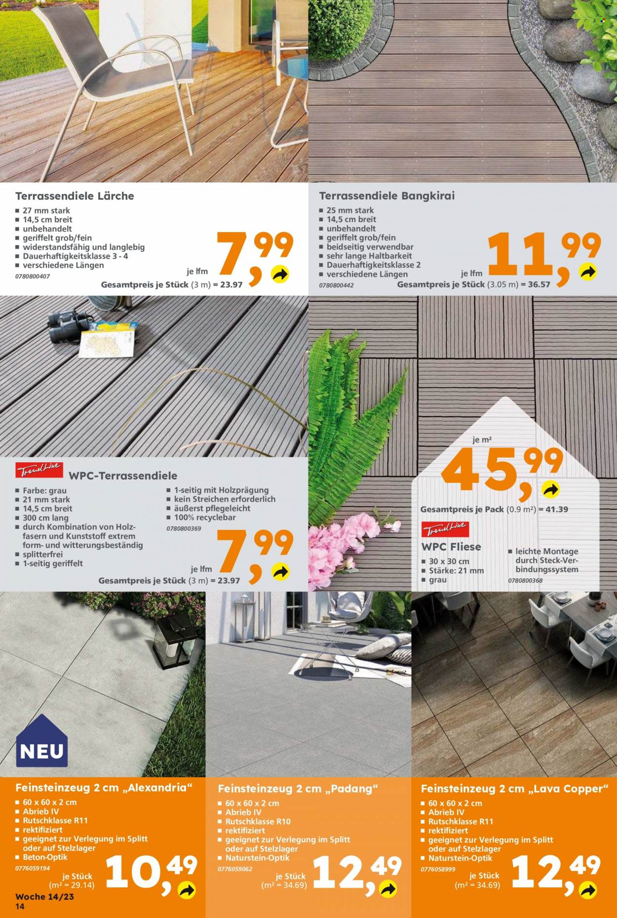 Globus Baumarkt Prospekte  - 3.04.2023 - 8.04.2023. Seite 14