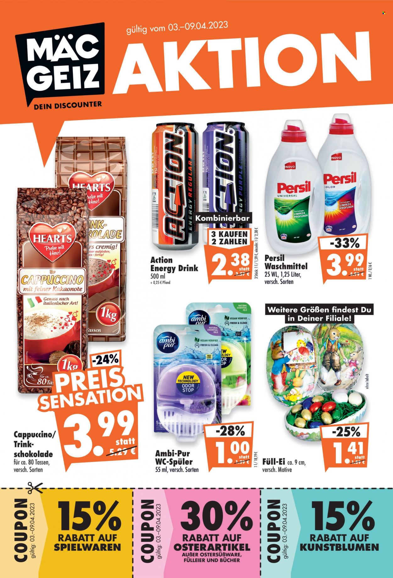 Mäc-Geiz Prospekte  - 3.04.2023 - 9.04.2023. Seite 1