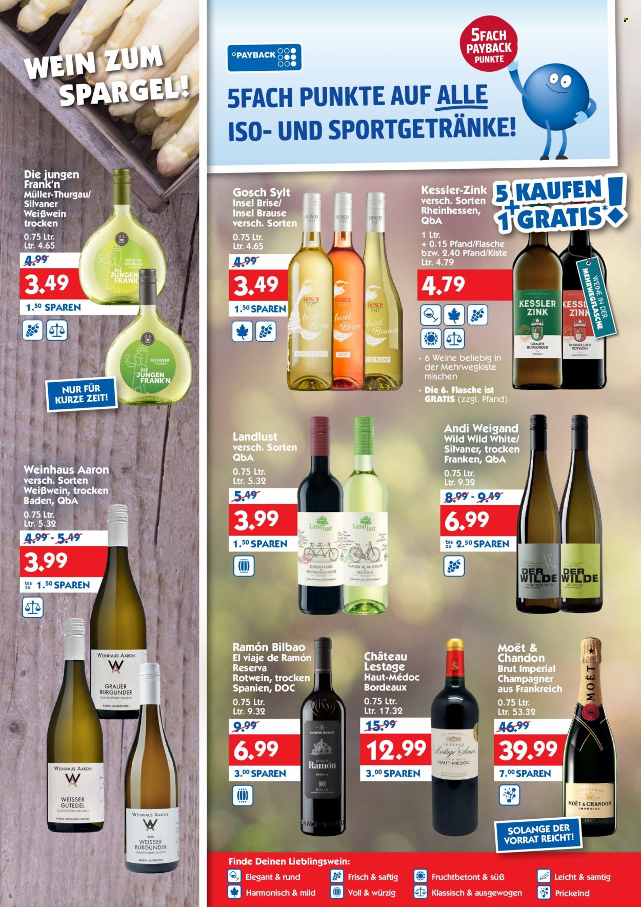 Hol'ab! Getränkemarkt Prospekte  - 3.04.2023 - 8.04.2023. Seite 6