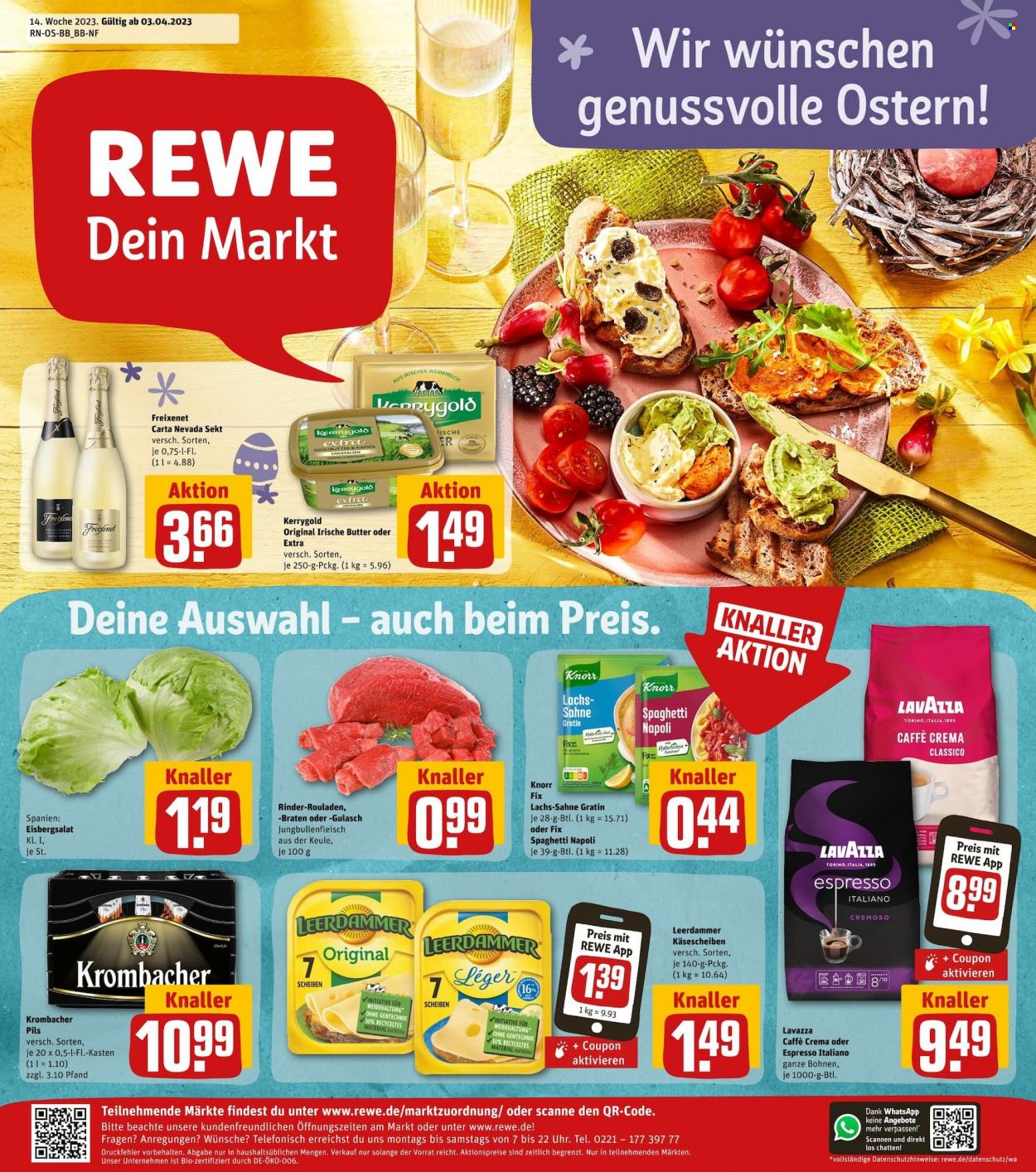 REWE Prospekte  - 3.04.2023 - 8.04.2023. Seite 1