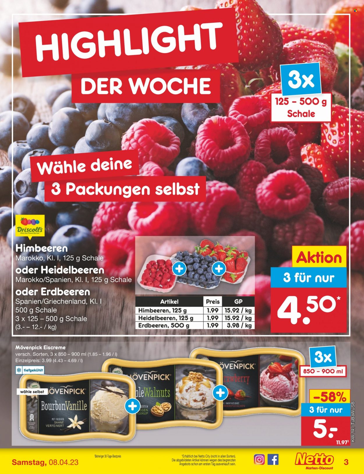Netto Marken-Discount Prospekte  - 3.04.2023 - 8.04.2023. Seite 3